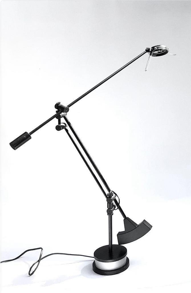 Indoor Amsterdam ‘Isis’ tafellamp, bureaulamp, jaren 80, Huis en Inrichting, Lampen | Tafellampen, Zo goed als nieuw, Minder dan 50 cm