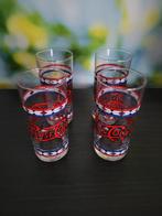 4 Vintage Pepsi Cola Longdrinkglazen Tiffany, Verzamelen, Glas en Borrelglaasjes, Ophalen of Verzenden, Gebruikt, Overige typen