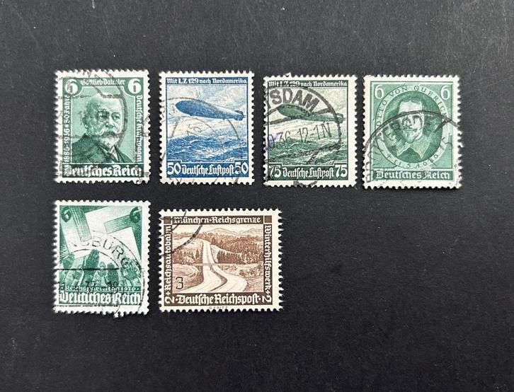 Serie postzegels Duitse rijk uitgave 1936, Postzegels en Munten, Postzegels | Europa | Duitsland, Gestempeld, Duitse Keizerrijk