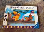 Ravensburger puzzel 2 in 1 Winnie the Pooh (20 stukjes), Ophalen, 10 tot 50 stukjes, Gebruikt, 2 tot 4 jaar