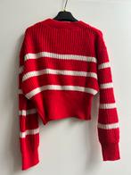DENNY ROSE gebreide trui rood/offwhite mt XS, Kleding | Dames, Italie, -, Verzenden, Zo goed als nieuw