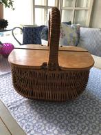 Vintage rieten klepmandje, Ophalen of Verzenden, Gebruikt, Zonder inhoud