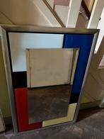 Mondriaan Spiegel - Stijlvol Design, 100 tot 150 cm, Ophalen of Verzenden, Zo goed als nieuw, Rechthoekig