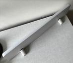 Wandplank wit kunststof met steunen 60x15x2 cm, Ophalen, Zo goed als nieuw
