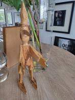 Houten pinokkio, Antiek en Kunst, Kunst | Beelden en Houtsnijwerken, Ophalen of Verzenden