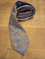 Borelli stropdas met patroon, Kleding | Heren, Borelli, Blauw, Ophalen of Verzenden, Zo goed als nieuw