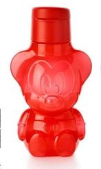 Tupperware Ecofles Mickey Mouse Rood 425ml Nieuw, Nieuw, Ophalen of Verzenden, Bus of Trommel, Rood