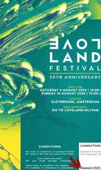 Loveland Festival Weekend 1 kaartje, Eén persoon