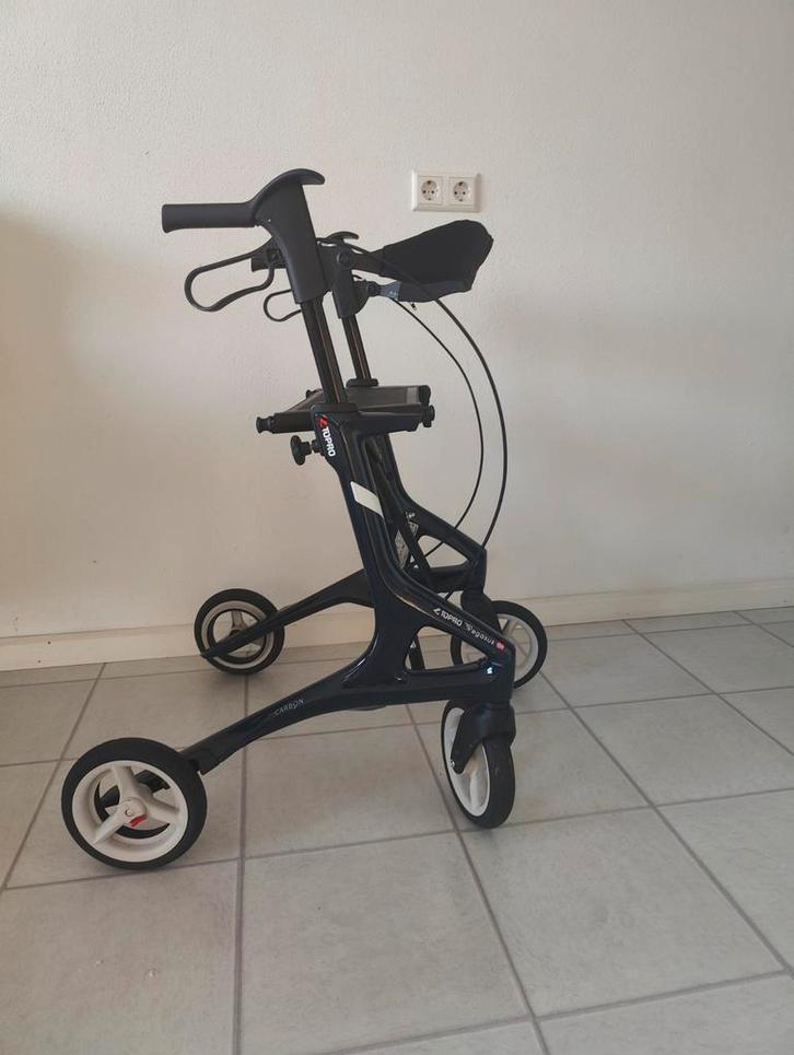 Topro Pegasus rollator lichtgewicht van carbon, Diversen, Rollators, Ophalen of Verzenden