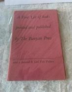 First List books Published by The Banyan Press 1948 vintage, Ophalen of Verzenden