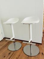 2x IKEA JANINGE Barkrukken, Ophalen, Gebruikt, 60 tot 90 cm, In hoogte verstelbaar