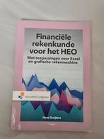 Financiële rekenkunde HEO - 7e druk, Boeken, Studieboeken en Cursussen, Ophalen of Verzenden
