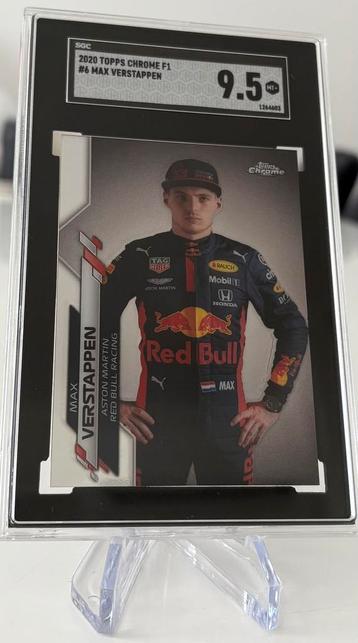 Max Verstappen Topps PSA 9 10 SGC 10 kaarten (ook los) beschikbaar voor biedingen