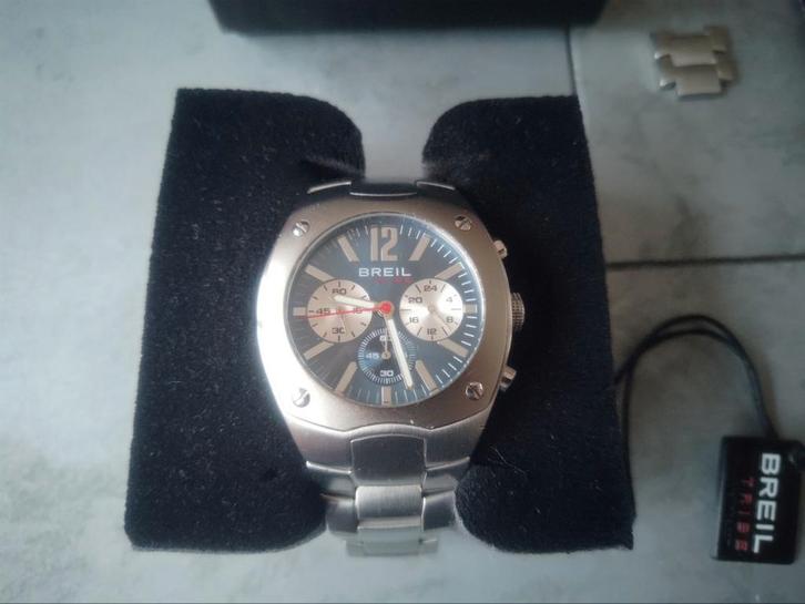 Breil Tribe TW0387, Sieraden, Tassen en Uiterlijk, Horloges | Heren, Zo goed als nieuw, Polshorloge, Breitling, Staal, Staal, Ophalen of Verzenden