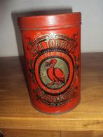 Oud blik De Roode Pelikaan, Verzamelen, Verzenden, Gebruikt, Koffie, Overige merken