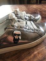 Karl Lagerfeld sneakers zilver maat 40, Karl Lagerfeld, Ophalen of Verzenden, Zo goed als nieuw, Sneakers of Gympen