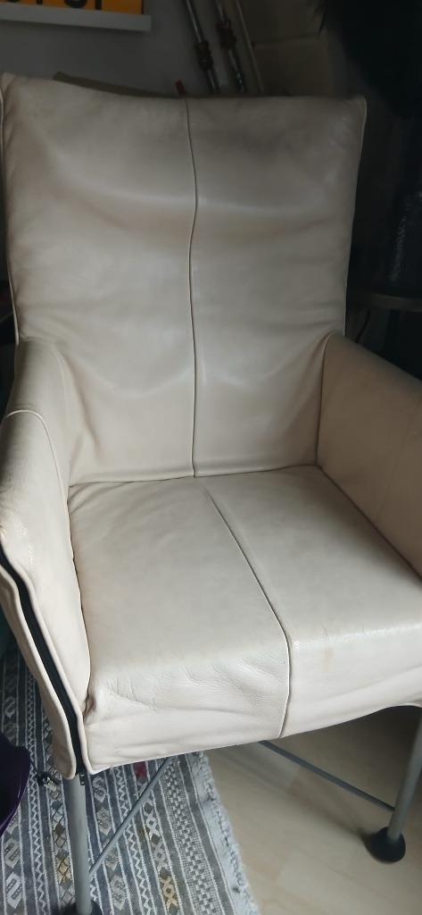 4 Montis stoelen, Huis en Inrichting, Stoelen, Gebruikt, Vier, Leer, Overige kleuren, Ophalen of Verzenden