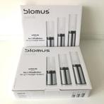 Blomus Amilio Windlichter Set van 3 - Nieuw in doos, Nieuw, Ophalen of Verzenden, Metaal, Grijs