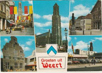 WEERT Centrum Gevels Kerk Auto's Groeten  beschikbaar voor biedingen