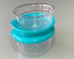 Tupperware Exclusieve Schalen Set 2x 450 ml Turquoise, Nieuw, Nieuw, Groen, Schaal, Ophalen of Verzenden