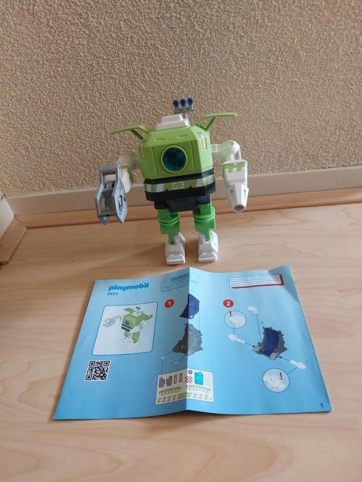 Playmobil 6693 Cleano robot, Kinderen en Baby's, Speelgoed | Playmobil, Gebruikt, Complete set, Ophalen of Verzenden