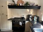Keuken landelijk met composiet blad, Huis en Inrichting, Keuken | Complete keukens, Ophalen, Gebruikt, Hoekkeuken, Crème