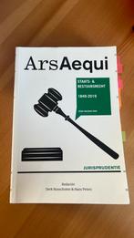 ArsAequi Staats- & bestuursrecht jurisprudentiebund, Boeken, Studieboeken en Cursussen, Ophalen of Verzenden, Alpha, Zo goed als nieuw