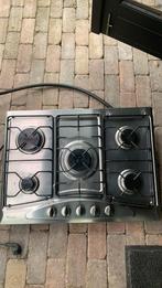 Gaskookplaat, 5 kookzones of meer, Gebruikt, Ophalen of Verzenden, Inbouw