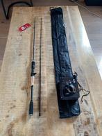 Nieuwe Dam reelhengel + Ultimate reelmolen, 1.98m & 7-28 gr, Watersport en Boten, Hengelsport | Roofvissen, Ophalen of Verzenden