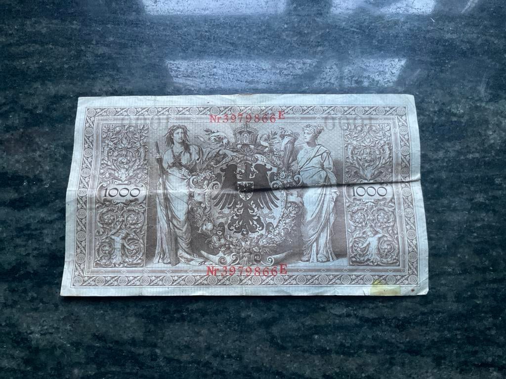 Oud bankbiljet, Ophalen, Duitsland, Los biljet