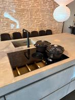 Showroom uitverkoop Nieuwe Bora Pure PURU kookplaat afzuig, Nieuw, Inbouw, Inductie, 4 kookzones