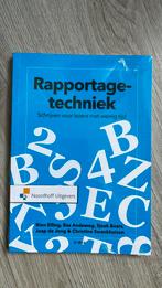 Rapportagetechniek zesde druk, Jaap de Jong; Christine Swankhuisen; Bas Andeweg; Sjaak Baars..., Ophalen of Verzenden, Zo goed als nieuw