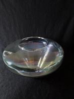 Mooie grote brede glas vaas!, Overige kleuren, Ophalen of Verzenden, Minder dan 50 cm, Glas