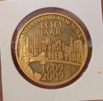 Penning  (verguld 24 krt) 10 Florijn 400 jaar NL-New York, Ophalen of Verzenden, Noord-Amerika, Losse munt, Goud