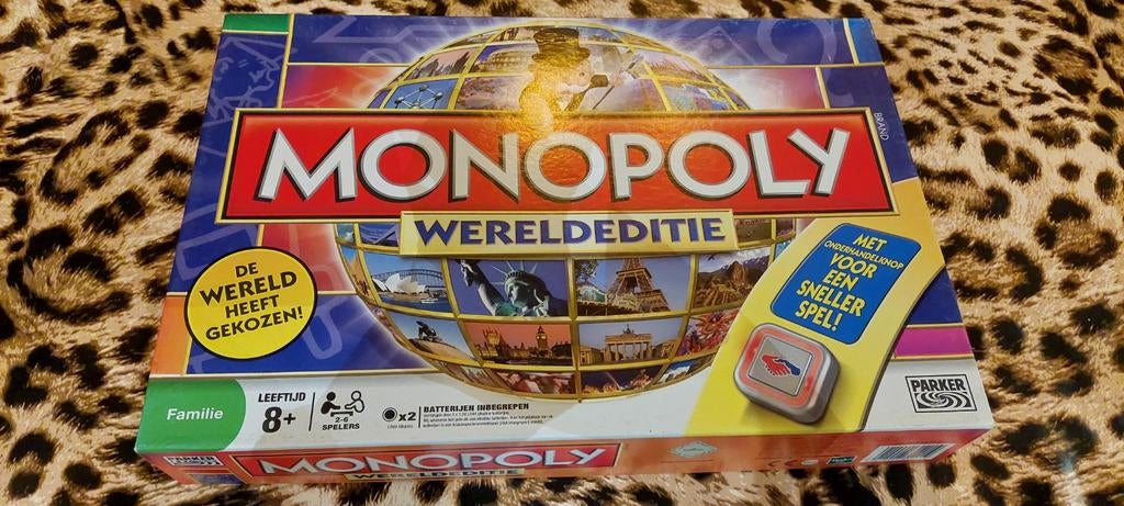 Monopoly wereldeditie, Hobby en Vrije tijd, Gezelschapsspellen | Bordspellen, Ophalen of Verzenden, Nieuw