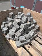 Graniet keien / kasseien / kinderkopjes  10x10 cm, Tuin en Terras, Grind, Keien en Split, Ophalen, Zo goed als nieuw, Graniet