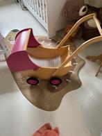 Houten poppenwagen, Kinderen en Baby's, Speelgoed | Houten speelgoed, Ophalen, Zo goed als nieuw, Duw- of Trekspeelgoed