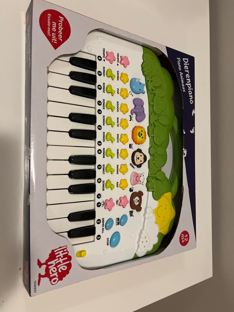 Fisher-Price Dierenpiano - Interactief speelgoed - dierengeluiden