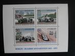 DUITSLAND 1971; BLOK AVUS_RACES, Auto's, Verzenden, Postfris