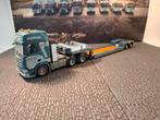 Scania R met dieplader van J Brouwer & Zn bv  wsi., Hobby en Vrije tijd, Modelauto's | 1:50, Ophalen of Verzenden, Nieuw, Bus of Vrachtwagen