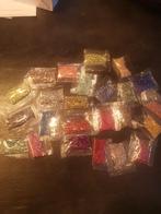25 zakjes kralen, Ophalen of Verzenden, Nieuw, Overige kleuren, Overige materialen