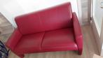 Bankje rood te Meppel, Huis en Inrichting, Banken | Sofa's en Chaises Longues, Ophalen of Verzenden, 75 tot 100 cm, Tweepersoons