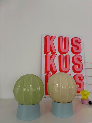 Thabur set, art deco lamp, vintage plafondlamp, plafonnière beschikbaar voor biedingen