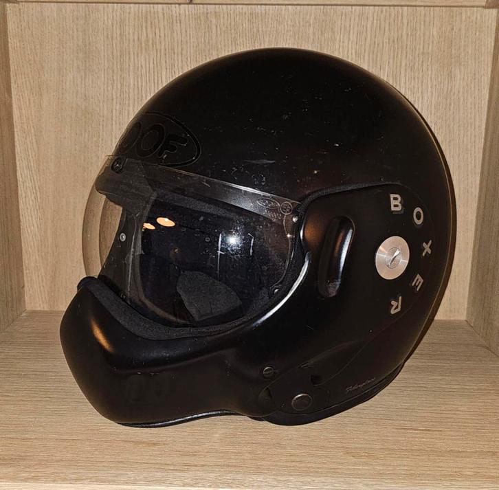 Roof Boxer R05 Motorhelm - Stoere Look, Motoren, Kleding | Motorhelmen, Dames, Heren, Systeemhelm, S, Overige merken, Tweedehands