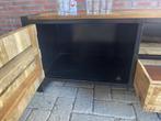 Tv-dressoir Mangohout/ industriële 160 cm Mango/metaal, Huis en Inrichting, Kasten | Ladekasten, 150 tot 200 cm, Nieuw, Metaal