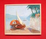 Bernard Leemker.1899 - 1990.Lago Maggiore.Prachtig zomers!, Antiek en Kunst, Ophalen of Verzenden