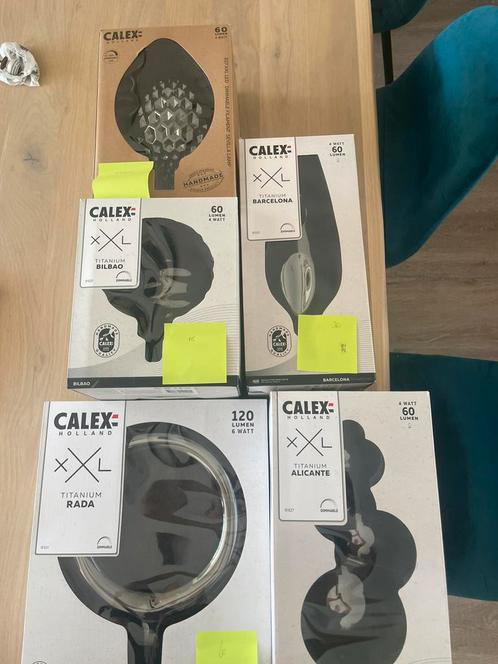 5 calex led lampen titanium dimbaar, Huis en Inrichting, Lampen | Losse lampen, Led-lamp, E27 (groot), Ophalen