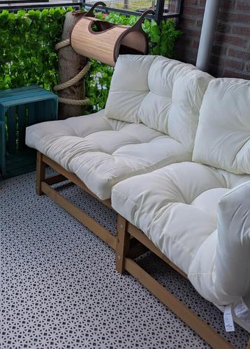 Vidaxl Loungeset tuinset 2 delig beschikbaar voor biedingen