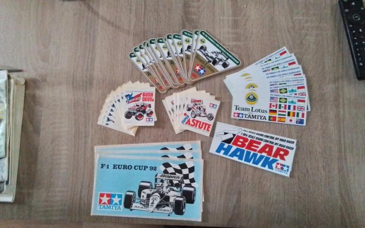 TAMIYA VINTAGE STICKERS, Hobby en Vrije tijd, Modelbouw | Radiografisch | Auto's, Nieuw, Onderdeel, Elektro, Ophalen of Verzenden
