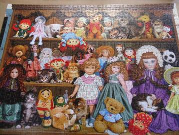 Leg puzzel als NIEUW ( 14 ) Oma's kast met poppen - KING  beschikbaar voor biedingen